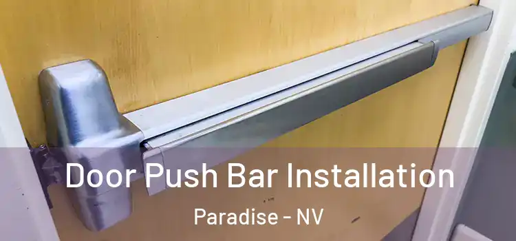 Door Push Bar Installation Paradise - NV