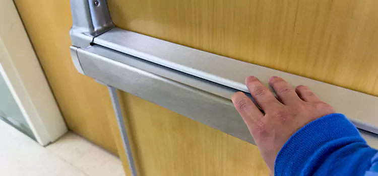 Installing a Push Bar on a Door Paradise